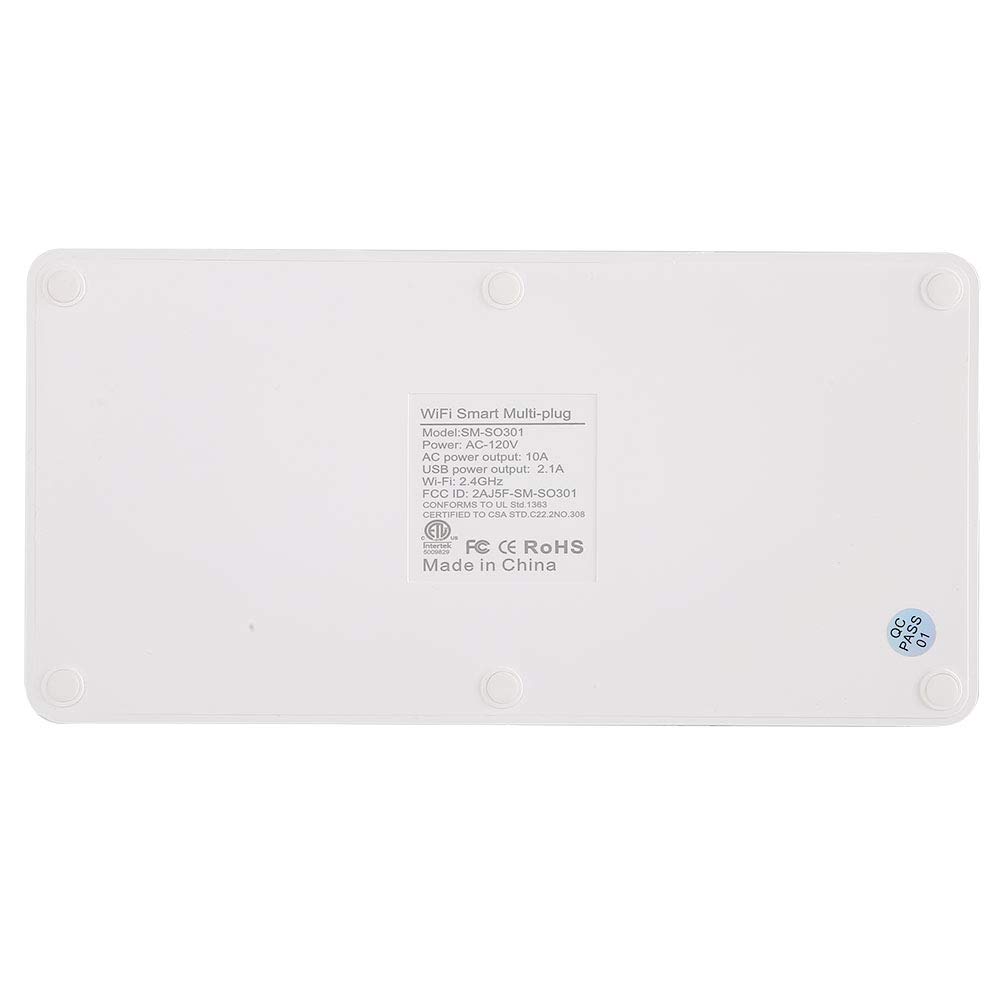 WiFi Smart Socket US 120V WiFi Smart Plug and Home IFTTT Outlet Power Strip with 4 USB Support — view 4