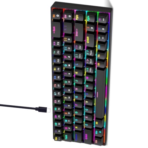 Clavier mécanique 68 touches filaire pour éviter la fatigue des mains