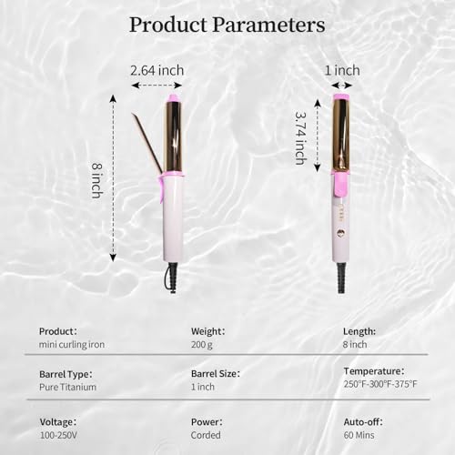 Angilala SM-C660 Mini Curling Iron For Short Hair thumb #6