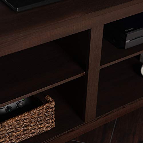 Walker Edison Maxwell Classic 2 Shelf Corner Tv Stand For Tvs Up To 65 Inches, 58 Inch, Espresso #TOP3