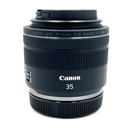 Canon RF35mm F1.8 IS Macro STM Lens, Black