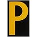 Brady 5890-P, 58931 Bradylite Reflective Number and Letter, (12 Packs of 25 pcs)