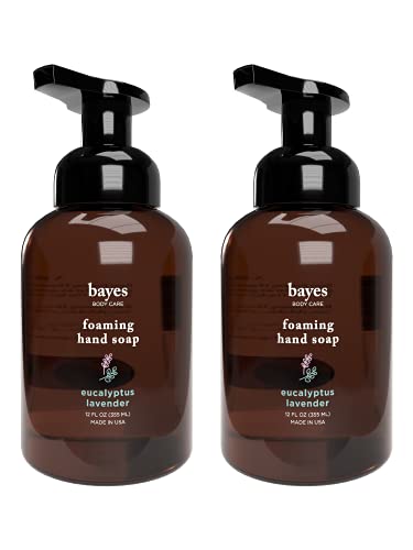 Foaming Hand Soap, Plant-Derived - Aromatic And Nourishing Hand Wash, Infused With Natural Essential Oils - Usda Certified Biobased - 12 Ounce, Eucalyptus Lavender, 2 Pack #TOP10