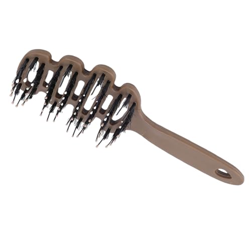 BRRNOO Brosse Volumatrice de Racines pour Cheveux Fins et Plats, Effet Couronne élevée, Levage des Racines, Brosse à Cheveux Creuse Portable (de soin des)