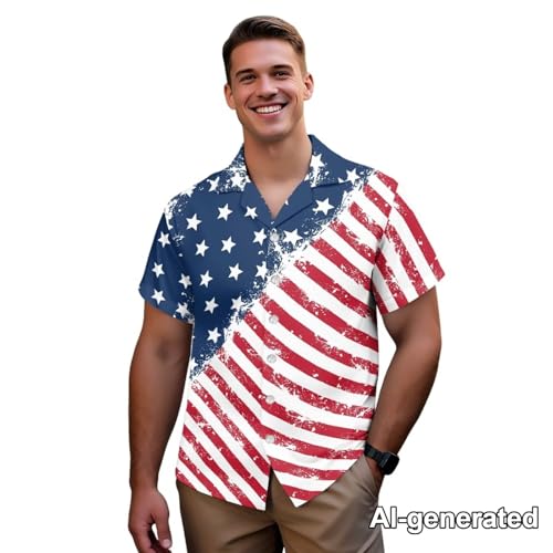 Image of Hawaii Matching Couple Outfits Husband and Wife Clothing Fashionable Mens Casual Shirts Hawaii Dress with Soft Fabric