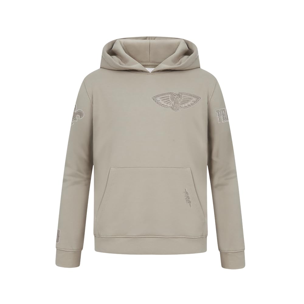 Pro Standard Boys NBA Neutral Bb Fleece Butt Hoodie Hoodie, taupe, L โ image 1