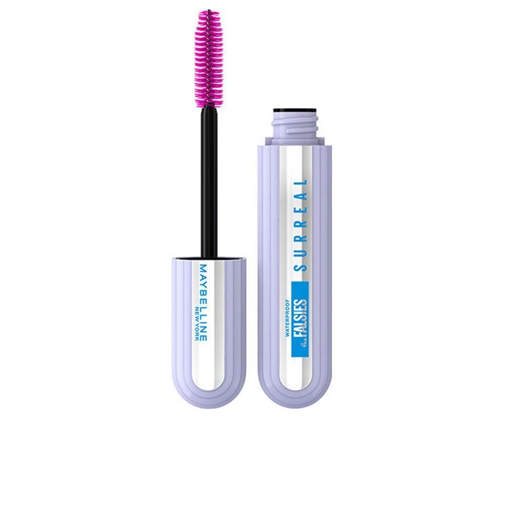 Maybelline New York, The Falsies Surreal Waterproof, Máscara de pestañas efecto extensiones, Longitud y Volumen, Resistente al agua, Negro, 10 mL