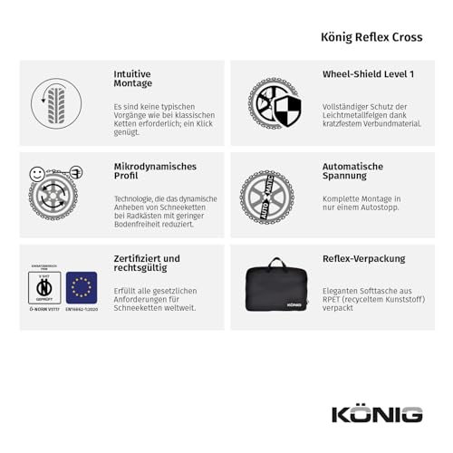 KÖNIG Reflex Cross 249 - Schneeketten