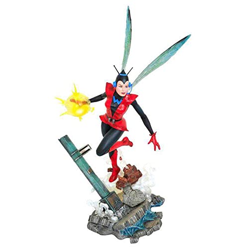 Diamond Select Toys Marvel Gallery: Wasp PVC Statue, Multicolor, 13 inches