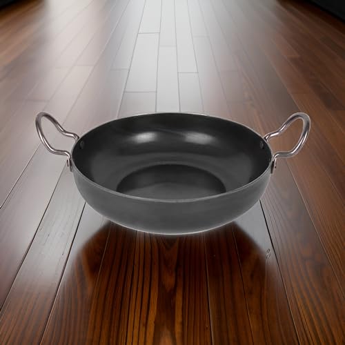 Image of Non Stick Kadhai [3.5 L] -4- Induction Bottom Non Stick Kadhai 27 cm Diameter 3.5 L Capacity (Iron, Non-Stick, Induction Bottom) IRON-KADHAI-16