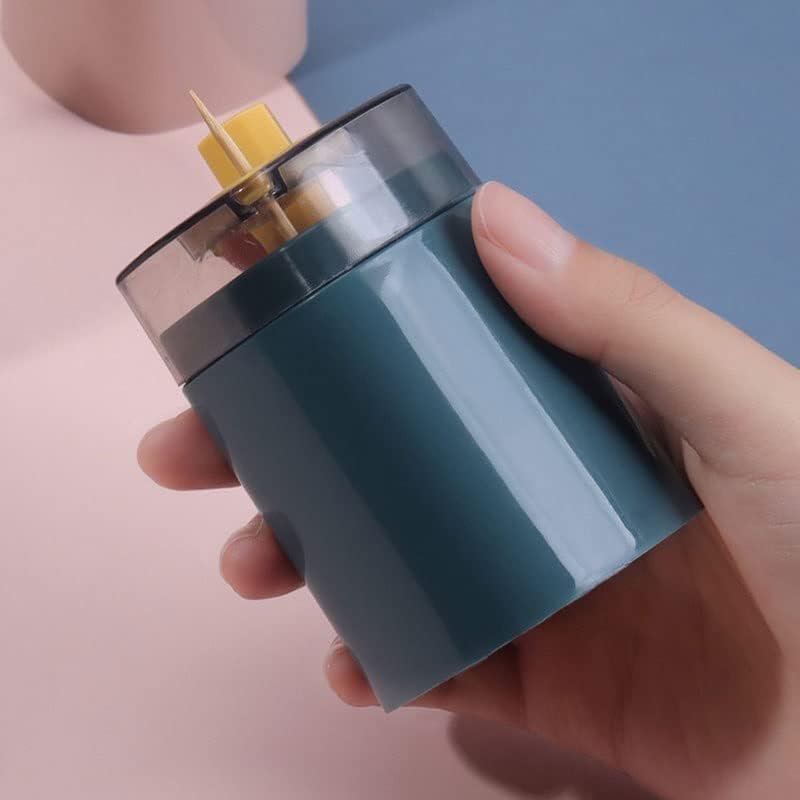 aoruizhiwangluo Toothpick Box Press Home Living Room Portable Automatic Up image 4