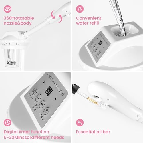 Retain time face Steamer Clean Skin Firming Pores and Moisturizing Suitable for a Beauty, Spa, at Home