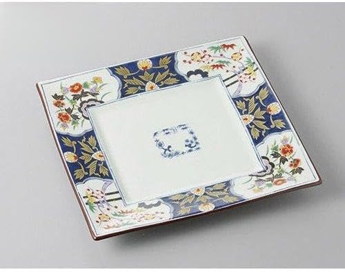その他】3個セット 正角盛皿 有田焼染錦紋様8号角皿 [23.5 x 23.5 x