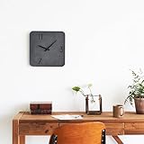 [PJ Collection] Orologio da parete da 30,5 cm, orologio da parete con numeri oversize, orologio da parete decorativo, silenzioso (grigio)