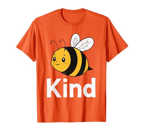 Unity Day Orange Bee Be Kind Anti Bullying Teen Girl Kids T-Shirt