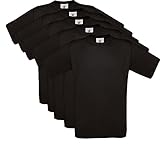 b&c t-shirts erfahrungen  B&C 5er Pack T-Shirt mit kurzem Ärmel, Rundhalsbund. T-Shirt aus 100% ringgesponnener Baumwolle (XXXL, schwarz)