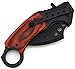 Wild Turkey Handmade Heavy Duty Hawk Bill Designed Karambit Spring Assisted Knife Hunting Camping Fishing Outdoors Lightning Fast Deployment - Razor Sharp Blade (Black)