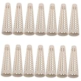 PERSELOSO 20 Stück Kunststoff-garnspulen Konische Garnkegel mit Netzstruktur Hitzebeständig für Färben und Dämpfen Optimierte Fadenführung ohne Verheddern Textilindustrie Zubehör für