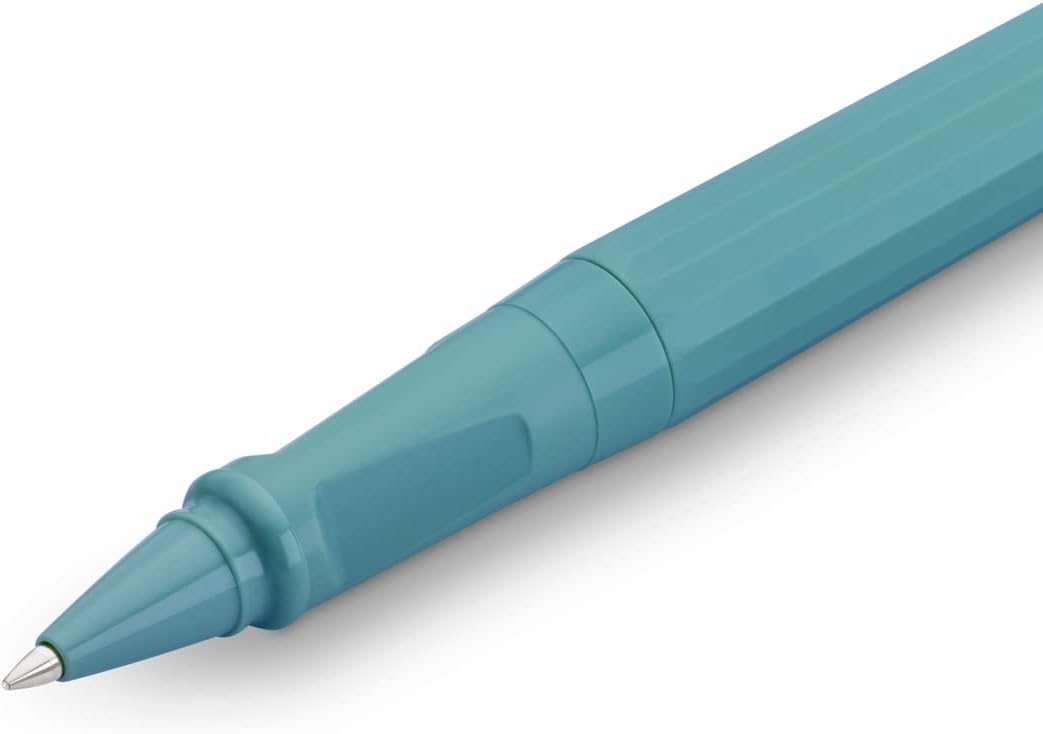 Kaweco Perkeo Rollerball Pen Breezy Teal I Gel Pen with Refill for School I Beginner Roller with Ergonomic Grip for Comfortable Writing with Interchangeable Gel Refill 14.5 cm