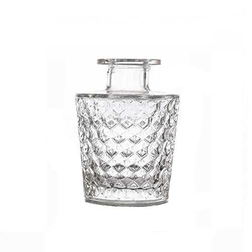 100ml vetro trasparente diffusore bottiglie vuote diffusore barattoli aromaterapia contenitore accessori fragranza uso per fai da te diffusore bastoncini di ricambio oli essenziali artigianato decor