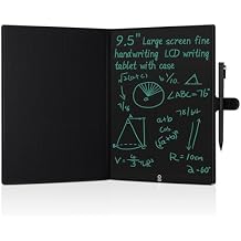 LCD Writing Tablet for Adult 9.5 Inch with Leather Case Full Screen Reusable Digital Notepad Portable