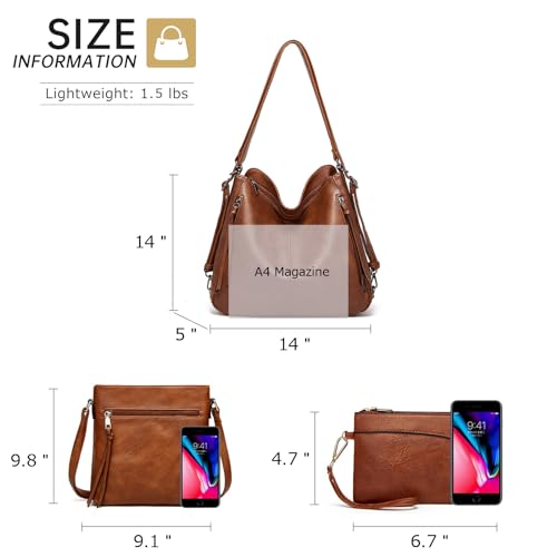 Bolso Tote para Mujer, Set 3 Piezas miniatura 5