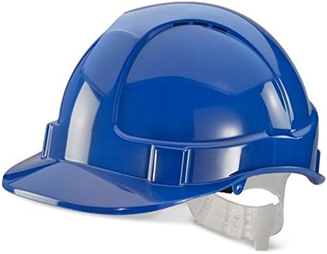 Economy Vented Safety Work Helmet Hard Hat Construction Builders - 6 Colours