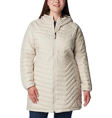 Image of Columbia Women Solid Powder Lite Mid Jacket Hoodie