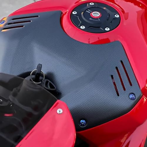 Couvercle batterie carbone Panigale V4 idéal pour sorties et circuits