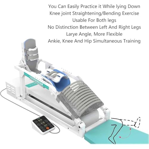 Entrenador de Rehabilitación de Rodilla Eléctrico 140° Ajustable miniatura 5