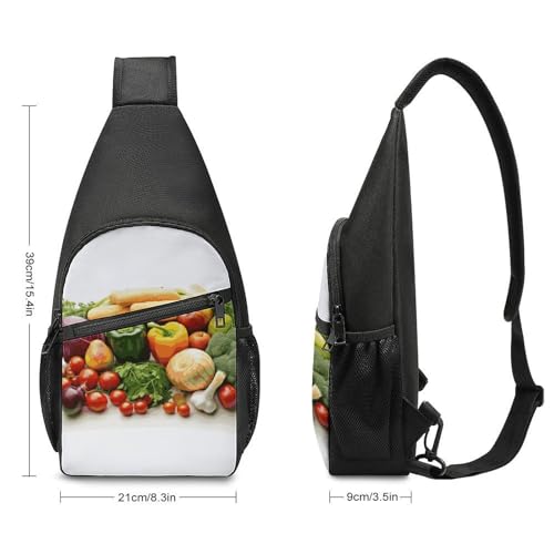 Bolso cruzado deportivo grande para viaje y senderismo miniatura 2