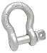 Campbell T9641435 Screw Pin Anchor Shackle, Forged Steel, Galvanized, 7/8" Trade, 6-1/2 ton Working Load Limit