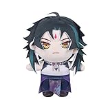 SOLOTIMES Anime Plush Doll Toy Figure Hu Tao Zhongli xiao Klee Guoba Plushie Children Plushies Gift Cosplay Props (xiao)