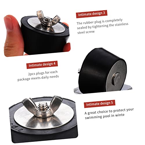 Balacoo 6 Peças plugue anticongelante para piscina filtros de piscina de inverno plugues de linha de