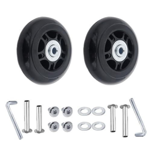 Joyangy 70mm Rubber Swivel Wheels