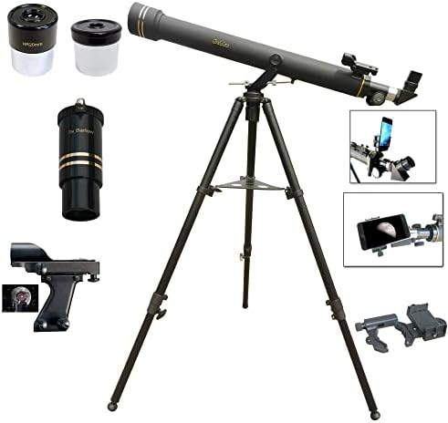 Galileo 800mm X 72mm Refractor Telescope with Smartphone Photo/Video Adapter