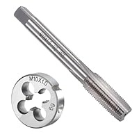 M10 X 1 Metrisch Gewindeschneid M10 X 1 Handgewindebohrer Feingewinde Gewindebohrer Feingewinde Gewindebohrer Gewindebohrer aus HSS Stahl Gewindeschneidzeug-Satz für Metrische Innen- und Außengewinde