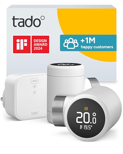 tado Smart Radiator Thermostat X Starter Kit with Bridge X