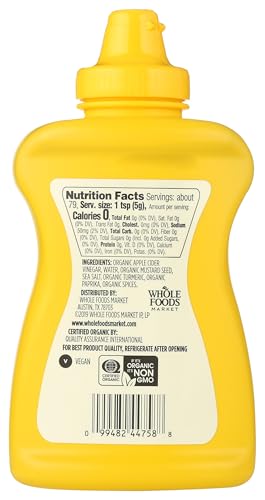 Image of 365 by Whole Foods Market, Organic Yellow Mustard, 14 Ounce