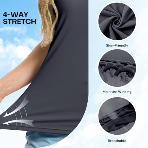 Image of Women's Polo Shirts Short Sleeve Quick Dry UPF 50+ Sun Protection Golf Tops