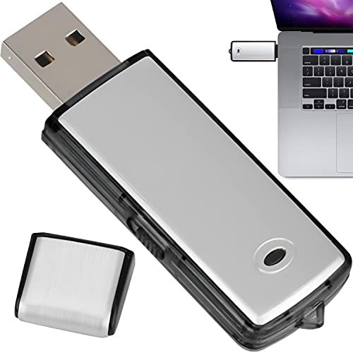 Retoo Dictaphone numérique Professionnel USB avec clé USB de 8 Go et Enregistrement activé par Le Bruit pour des conférences, Interview, réunions, enregistreur Vocal avec Batterie de 2 Heures