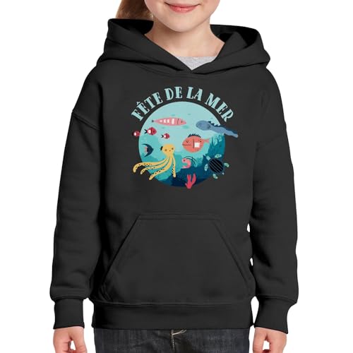 Sweat poisson animaux dessin illustration cadeau anniversaire enfant - 3