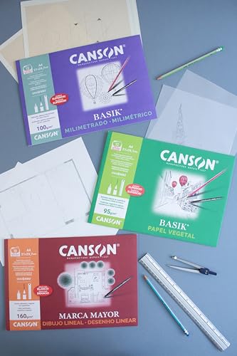Canson Basik Vegetal A4 95g caja de 250 hojas de alta transparencia 3