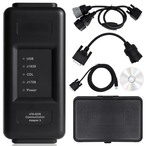 478-0235 538-5051 ET4 Communication Adapter 3 Tool ET-4 IV Diagnostic Adapter 2019C Version for CAT Heavy Equipment with 6 & 9&14 Pins Cable 478-0235