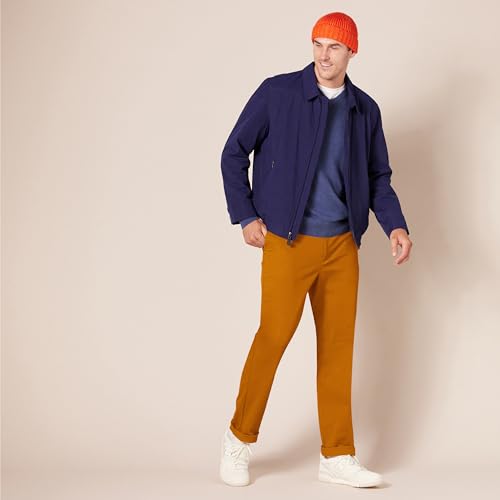 Amazon Essentials Men's Slim-Fit All-Day Stretch Casual Chino Pant, Dark Camel, 29W x 29L - image 8
