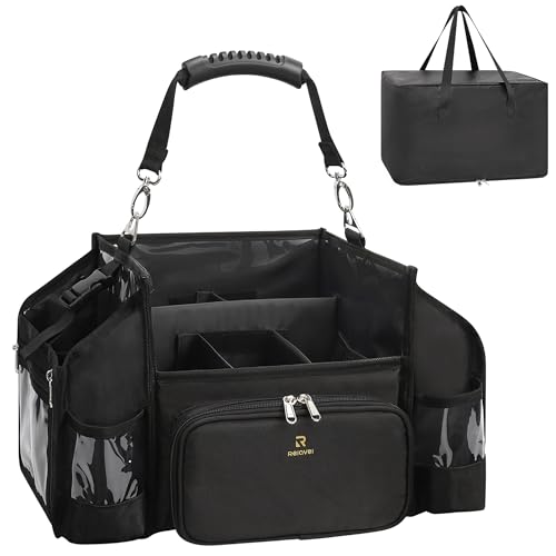 Relavel Makeup Artist Set Bag, Large Capacity Hairstylist Traveling Bag, Professional Cosmetic...
