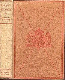Hardcover England's Elizabeth, Book