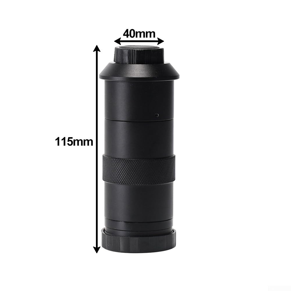 SPORTARC Zoom C-mount Lens Immagini ad alta profondità con CS CMount Microscopio Camera Zoom Monoculare Lens (8X-130X)