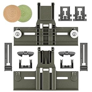 UPGRADED W10350375 Dishwasher Top Rack Adjuster Parts Replacement for Whirlpool Dishwasher Parts WDT730PAHZ0 WDT750SAHZ0 WDTA50SAHZ0 WDT970SAHZ0 Upper Rack Parts,Fits Kenmore Dishwasher Top Rack Parts