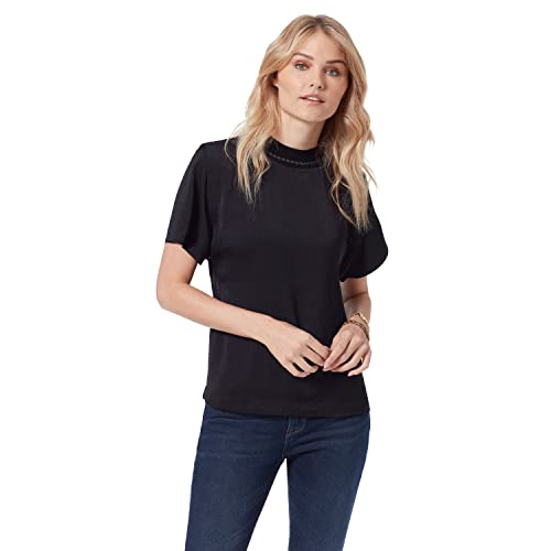 Sam Edelman Women's Leona Sweater Neck Satin Top